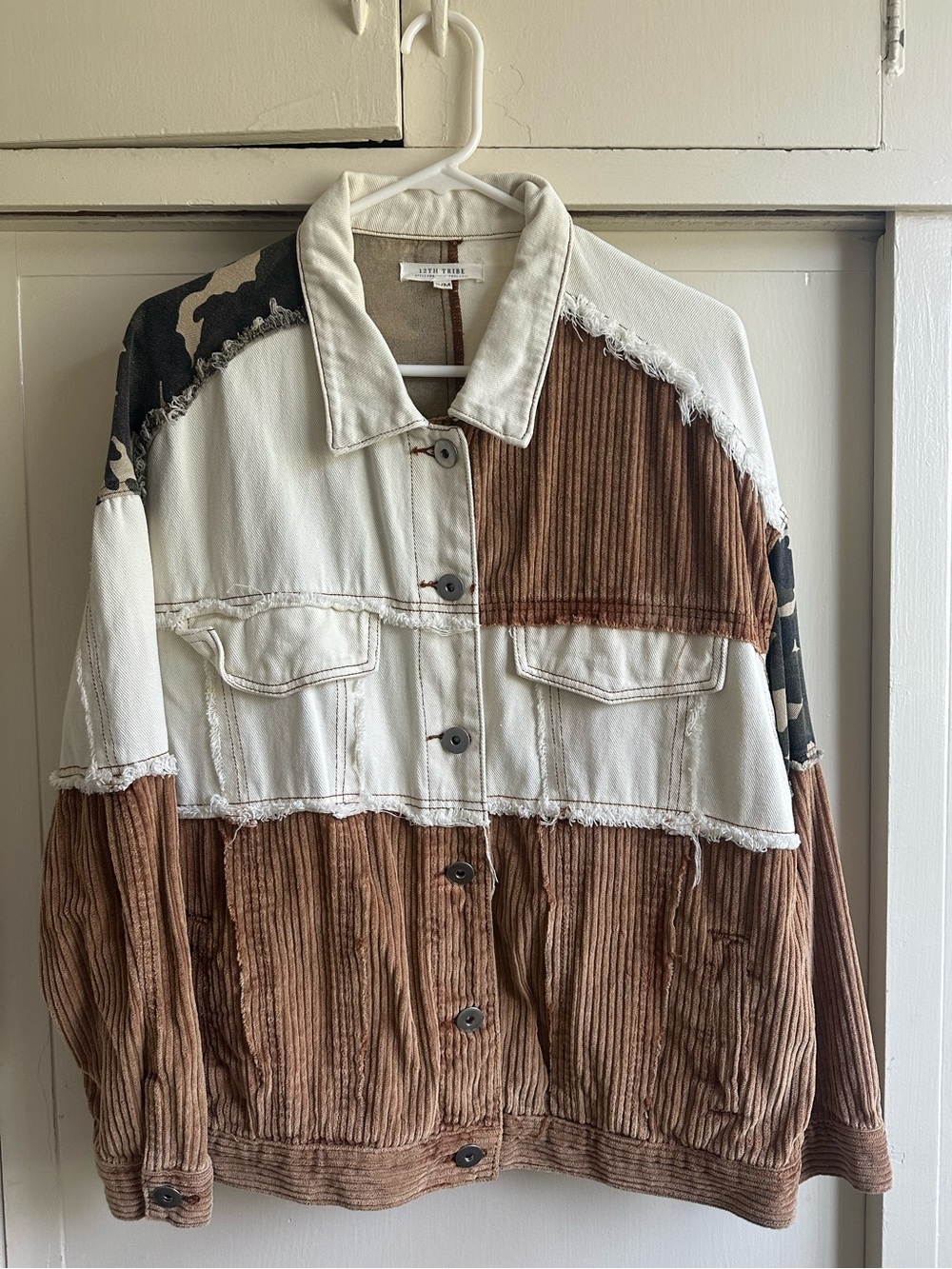 12th Tribe Camo Patchwork Jacket - Picture 4 of 6